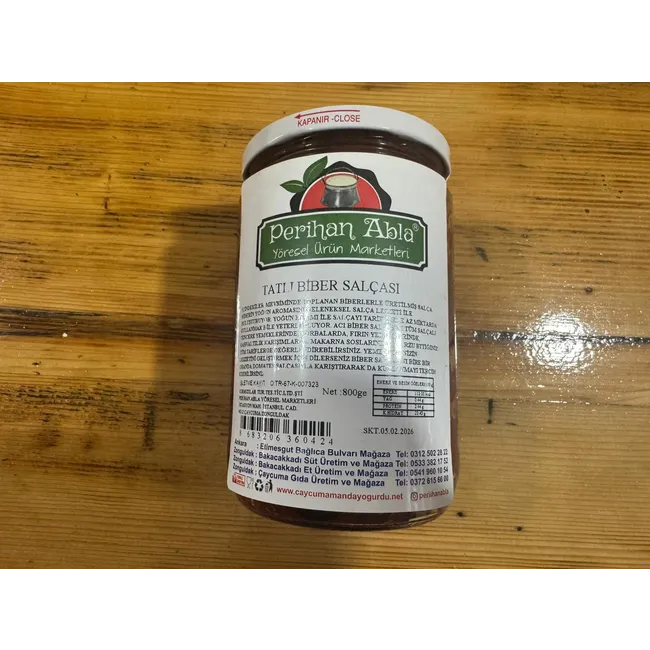 TATLI BİBER SALÇASI 800GR
