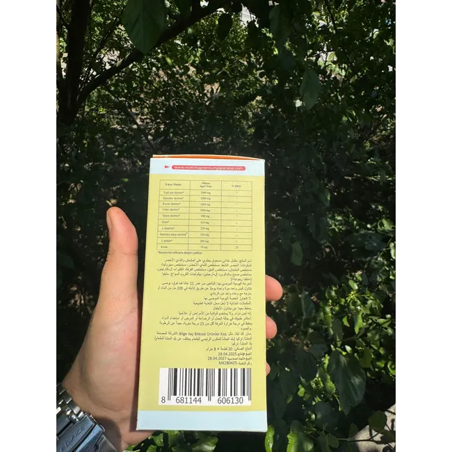 MATCHA ZAYIFLAMA ÇAYI-KAYISI YEŞİL ÇAY 160GR