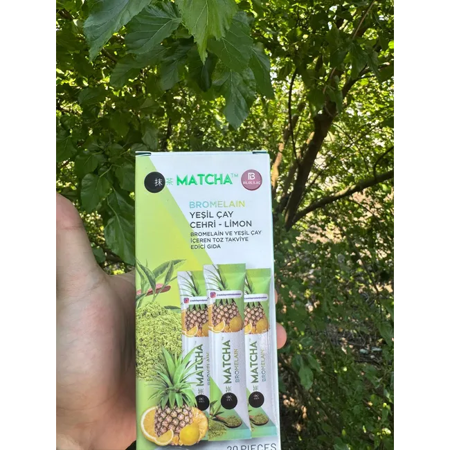 MATCHA ZAYIFLAMA ÇAYI-YEŞİL ÇAY-LİMON 160GR