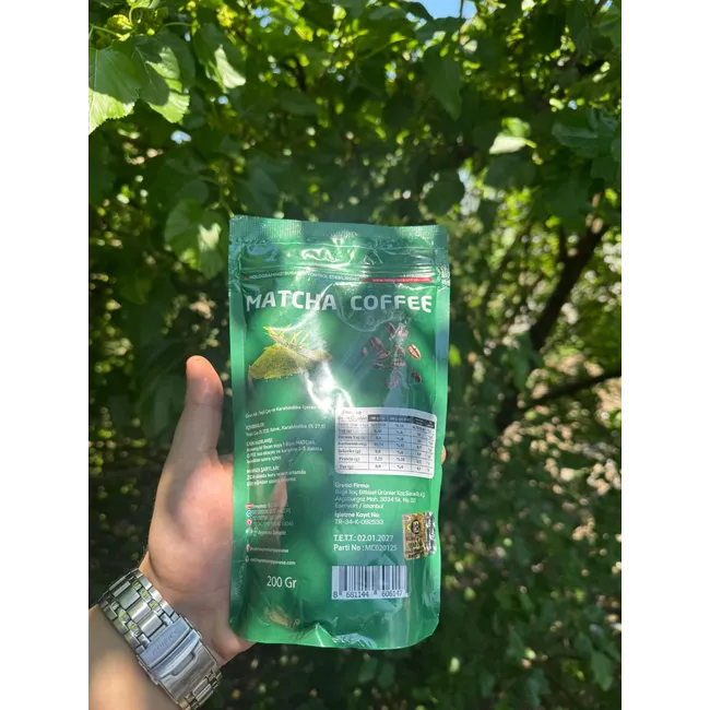 MATCHA ZAYIFLAMA KAHVESİ-YEŞİL ÇAY-KARAHİNDİBA 200GR